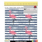 French Terry - Fräulein v. Julie - Flamingo Stripes